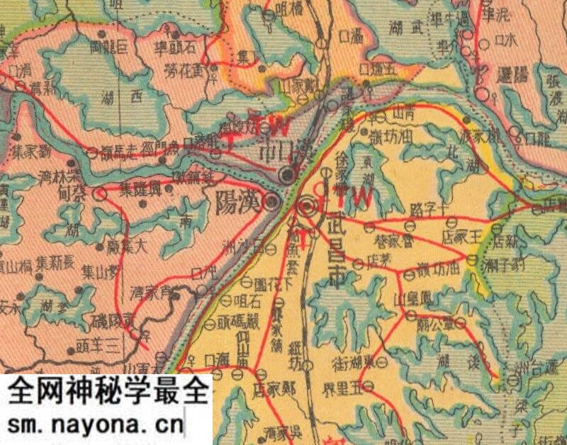 1938年《湖北省明细地图》预览图1 1938年《湖北省明细地图》预览图1
