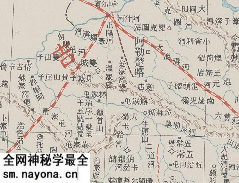 1905年《吉林省》地图预览图1 1905年《吉林省》地图预览图1