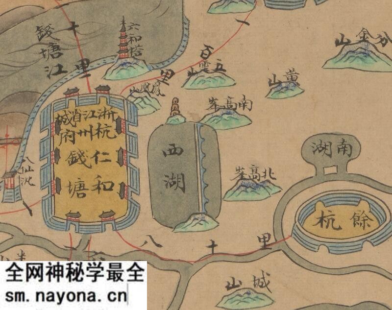 1773–1841年间《浙江全图》预览图1 1773–1841年间《浙江全图》预览图1