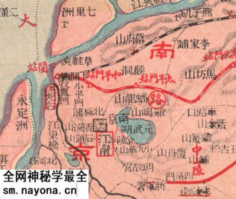 民国江苏《京沪地域形势图》预览图1 民国江苏《京沪地域形势图》预览图1
