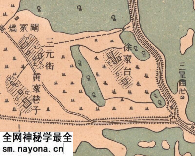 1948年《钟祥县城市图》预览图3 1948年《钟祥县城市图》预览图3