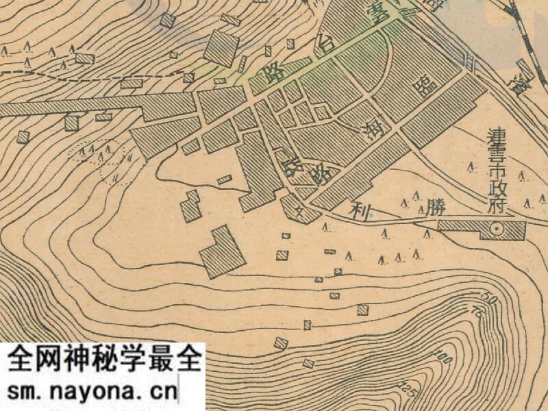 1948年《连云市城市图》预览图2 1948年《连云市城市图》预览图2