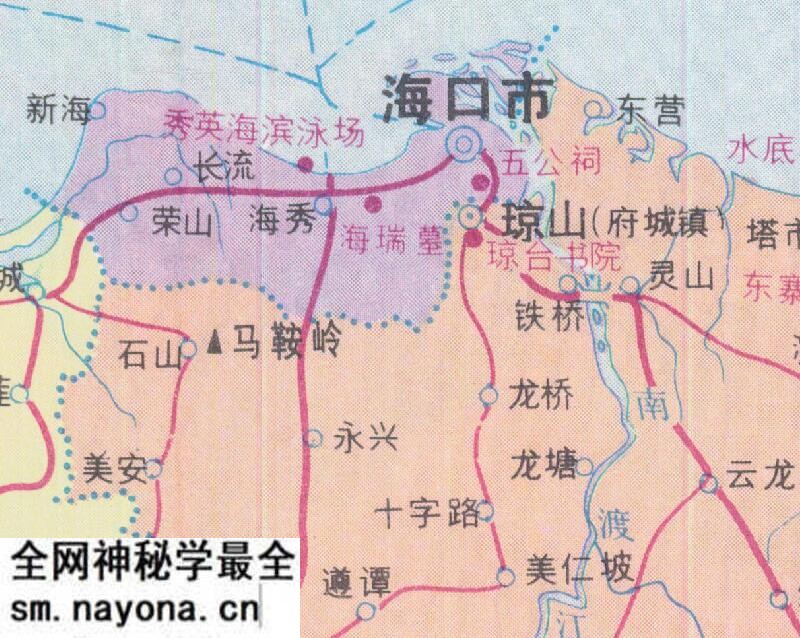 1986年《海南岛交通游览图》预览图4 1986年《海南岛交通游览图》预览图4