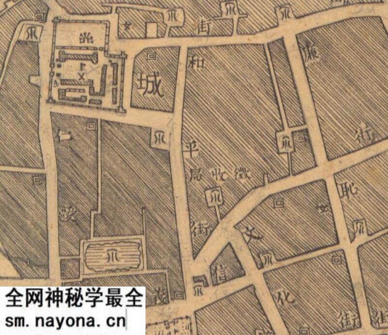 1947年新疆《莎车县城厢图》预览图2 1947年新疆《莎车县城厢图》预览图2