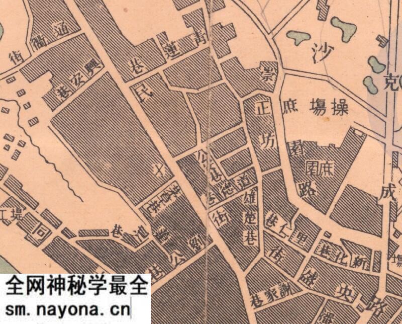 1948年湖北《沙市城市图》预览图1 1948年湖北《沙市城市图》预览图1