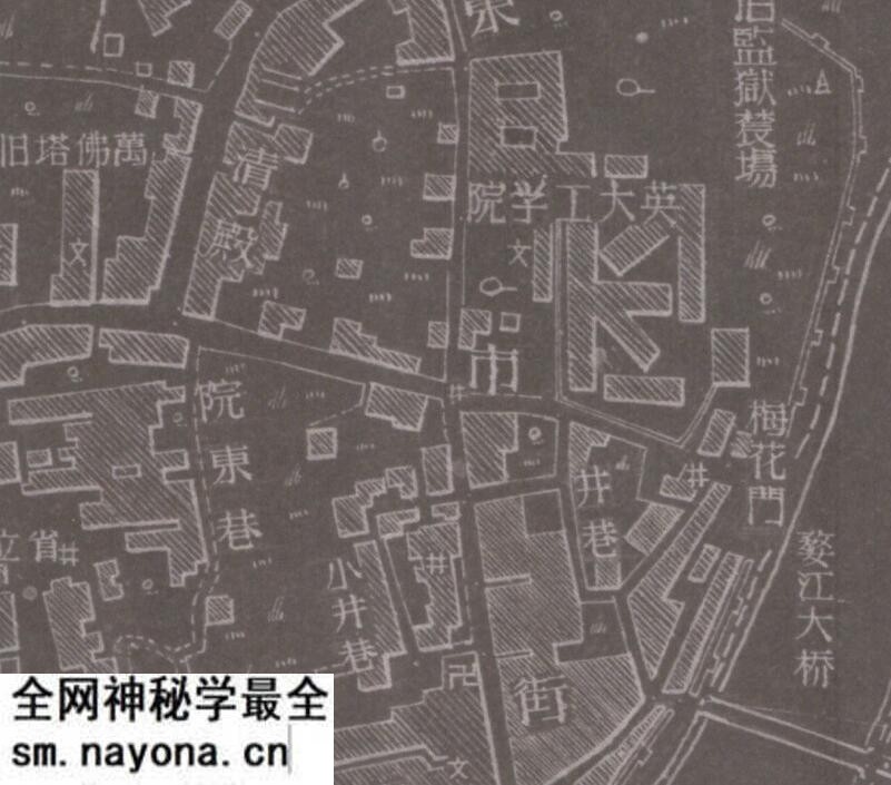 1947年浙江《金华县城市图》预览图1