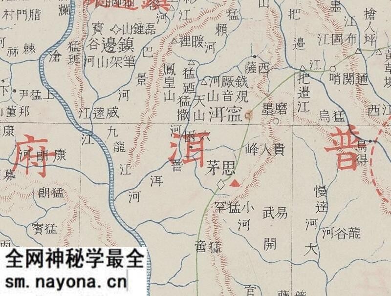 1905年《云南省》地图预览图3 1905年《云南省》地图预览图3