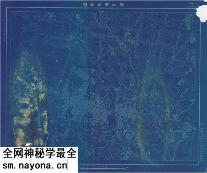 1948年陕西《凤翔县城厢图》预览图 1948年陕西《凤翔县城厢图》预览图