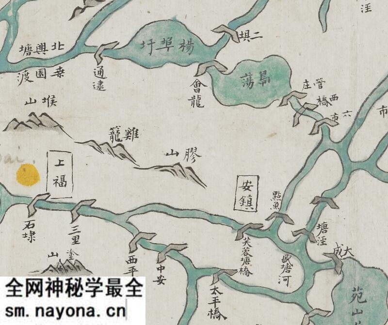 1860年《无锡金匮舆地全图》预览图1 1860年《无锡金匮舆地全图》预览图1