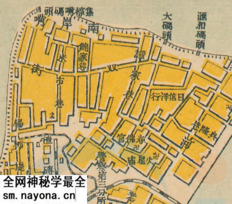 1922年《武汉三镇街市图》预览图3 1922年《武汉三镇街市图》预览图3
