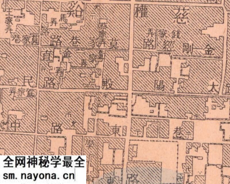 1946年《慈溪县城厢图》预览图2 1946年《慈溪县城厢图》预览图2