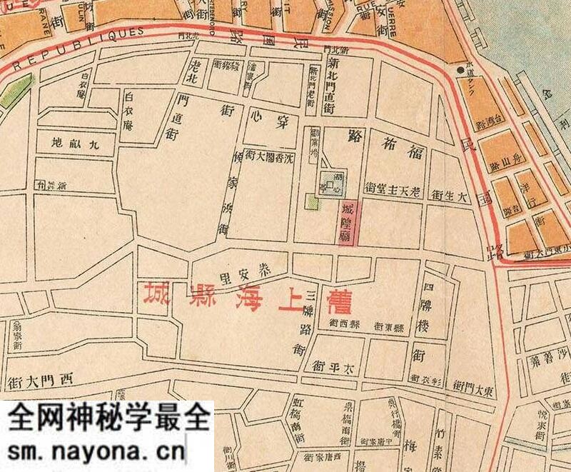 1917年《最近实测上海新地图》预览图2 1917年《最近实测上海新地图》预览图2