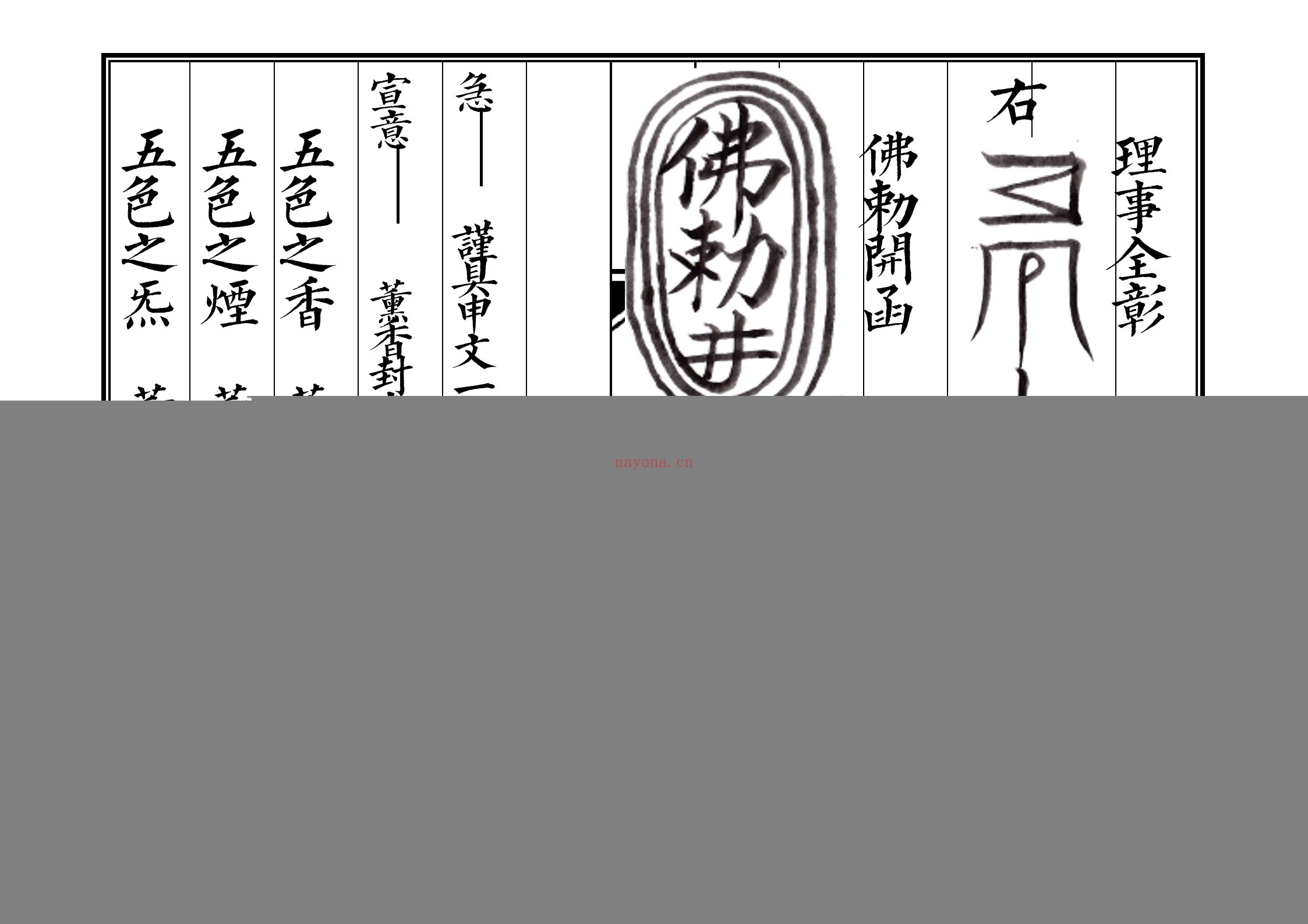 佛门土地表