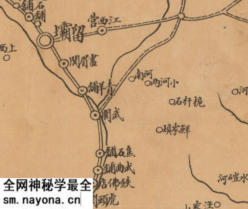 1929年《关中道地形要图》预览图3 1929年《关中道地形要图》预览图3