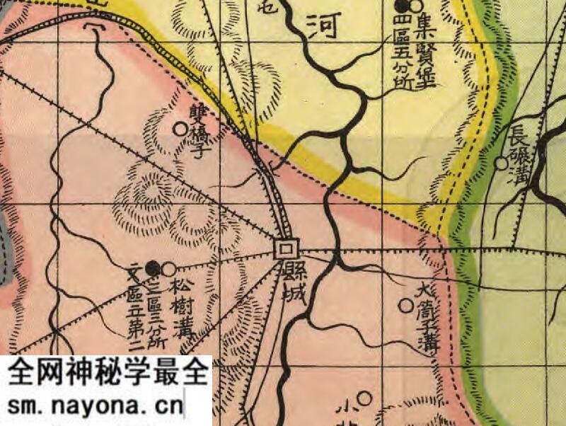 1927年吉林《辉南县全图》预览图1