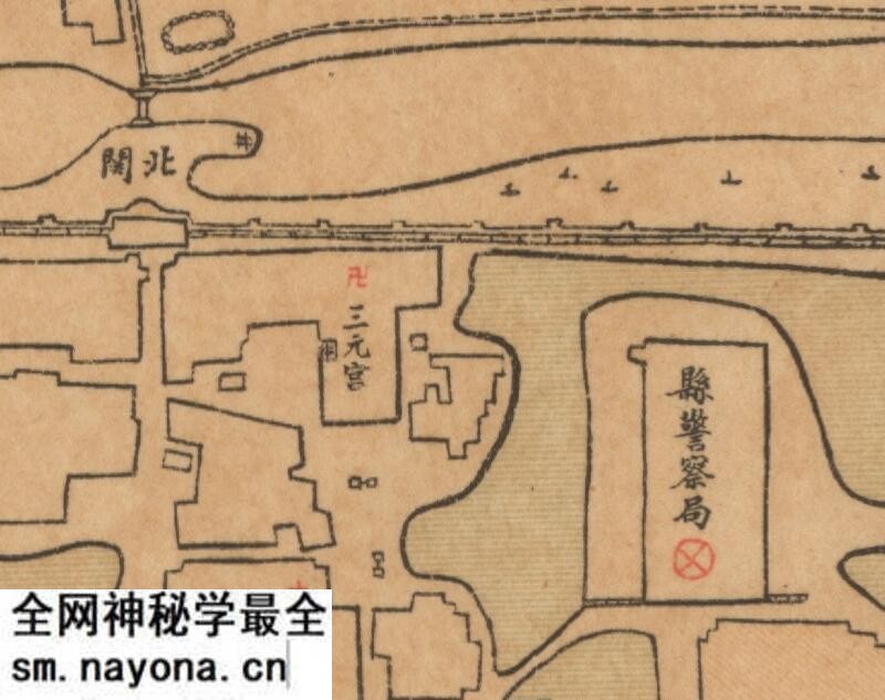 1922年江苏《睢宁城厢图》预览图1 1922年江苏《睢宁城厢图》预览图1