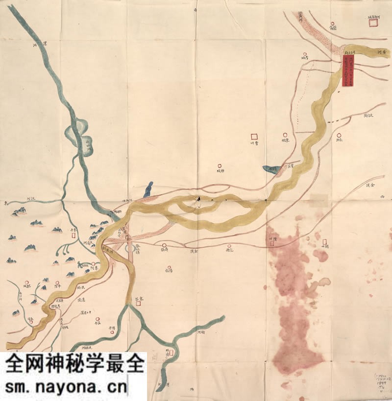 1884年《铜瓦厢至海口新黄河河道隄工形势图》预览图 1884年《铜瓦厢至海口新黄河河道隄工形势图》预览图