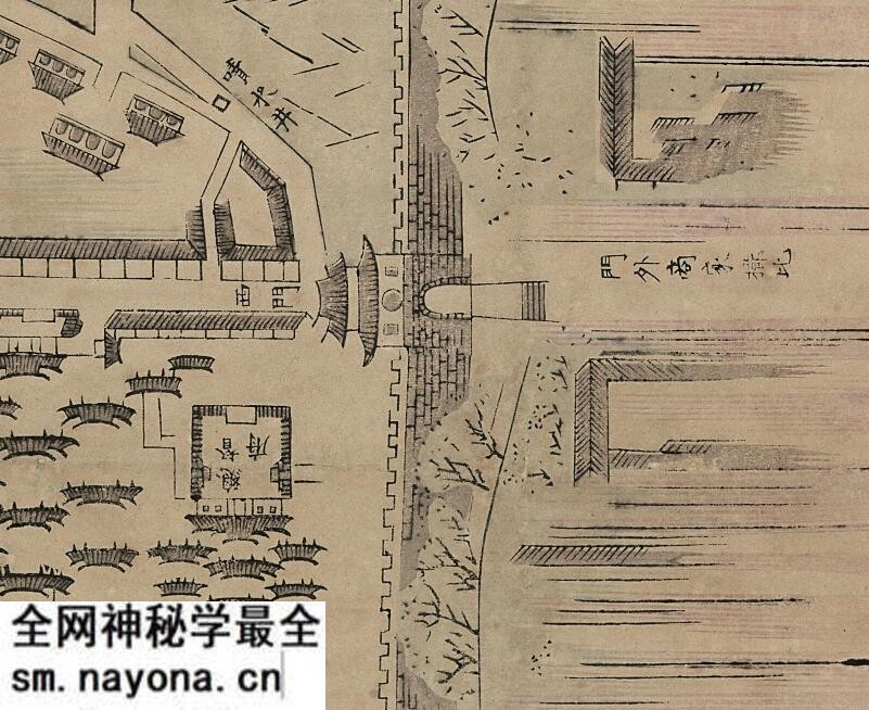 1895年《台湾台北城之图》预览图1 1895年《台湾台北城之图》预览图1