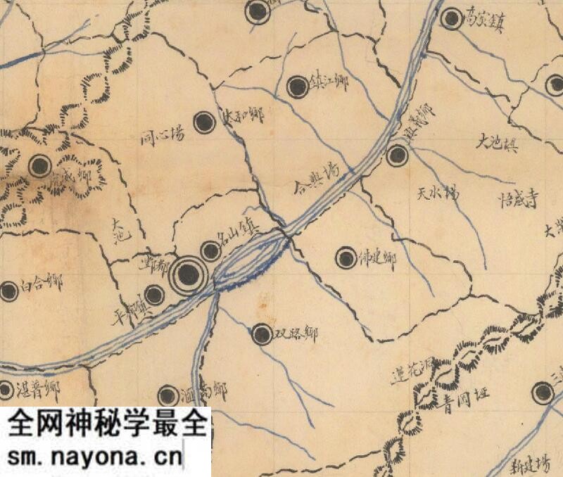 1942年《四川省酆都县图》预览图1 1942年《四川省酆都县图》预览图1