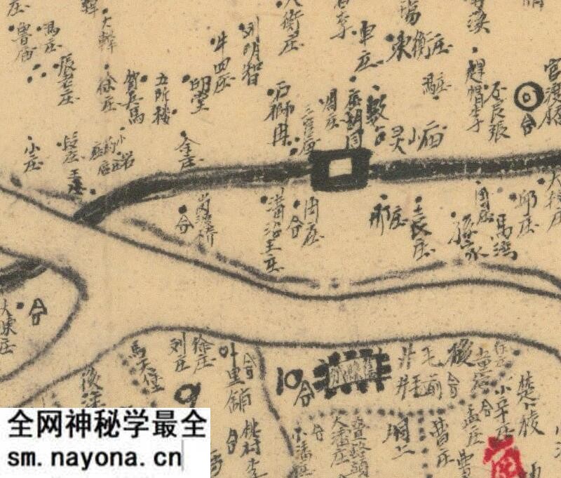 1940年代《河南省中牟县图》预览图1 1940年代《河南省中牟县图》预览图1