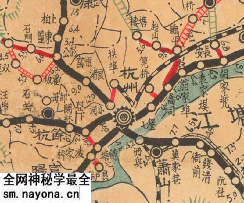 1947年《浙江省公路路线图》预览图1 1947年《浙江省公路路线图》预览图1