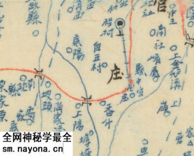 1944年《河南省阌乡县图》预览图2 1944年《河南省阌乡县图》预览图2