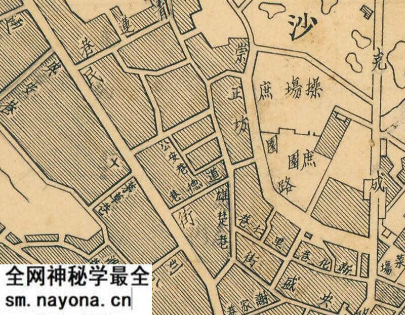 1947年湖北《沙市城市图》预览图1 1947年湖北《沙市城市图》预览图1