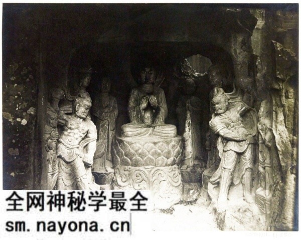 1914年四川广元 千年石窟千佛崖的昔日影像预览图5 1914年四川广元 千年石窟千佛崖的昔日影像预览图5