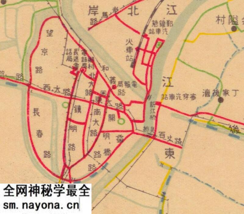 1935年浙江《鄞县交通图》预览图1 1935年浙江《鄞县交通图》预览图1