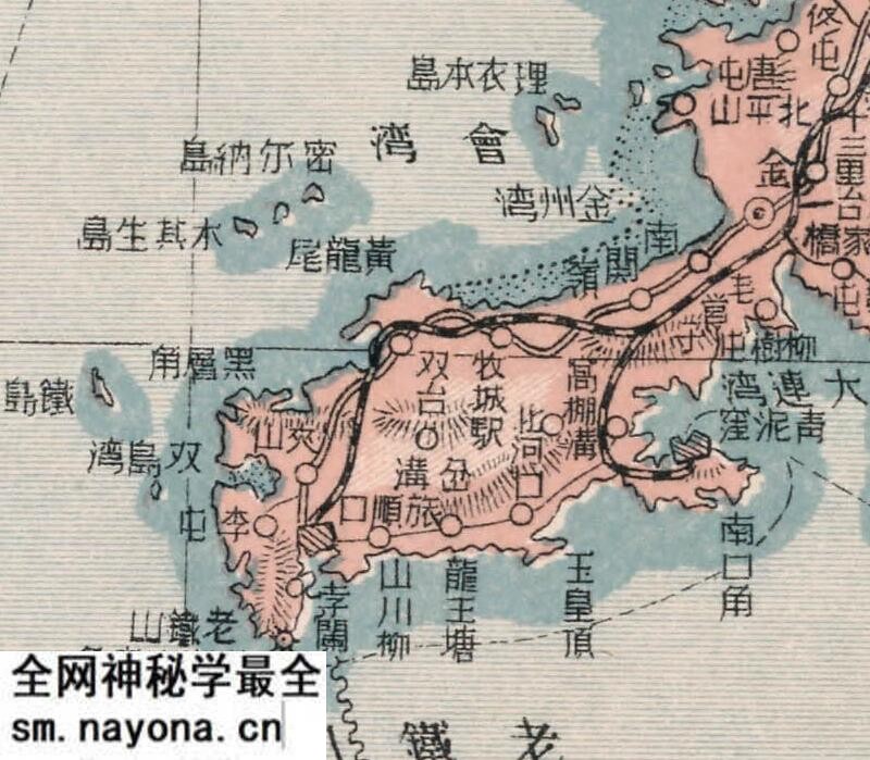 1917年辽宁《奉天省》地图预览图1 1917年辽宁《奉天省》地图预览图1