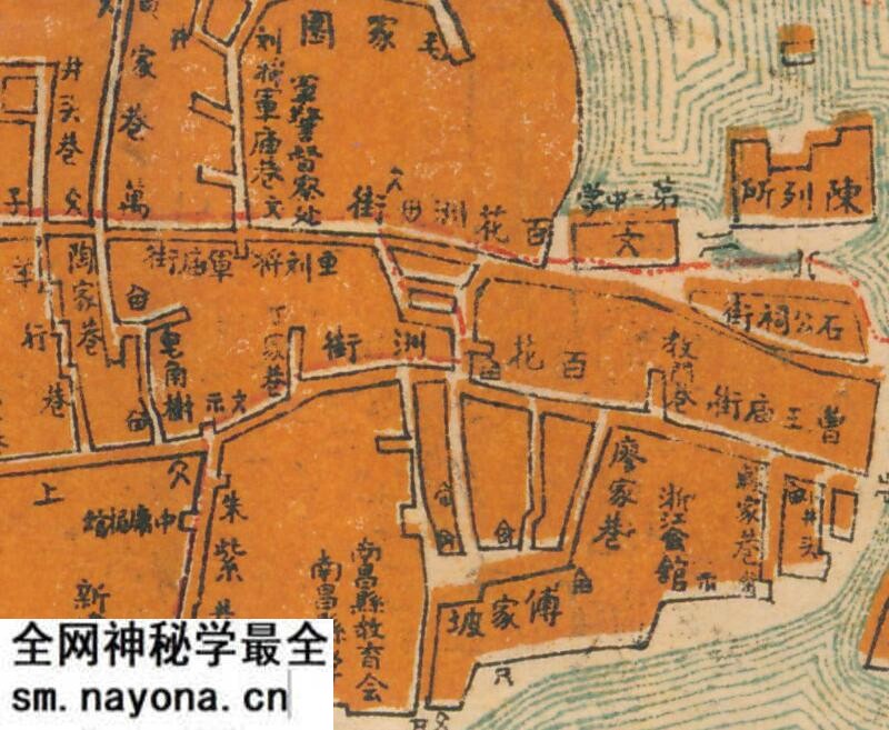 1922年南昌《江西省城内外全图》预览图3 1922年南昌《江西省城内外全图》预览图3