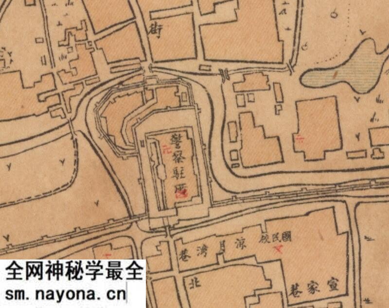 1923年江苏《高邮县城厢图》预览图1 1923年江苏《高邮县城厢图》预览图1
