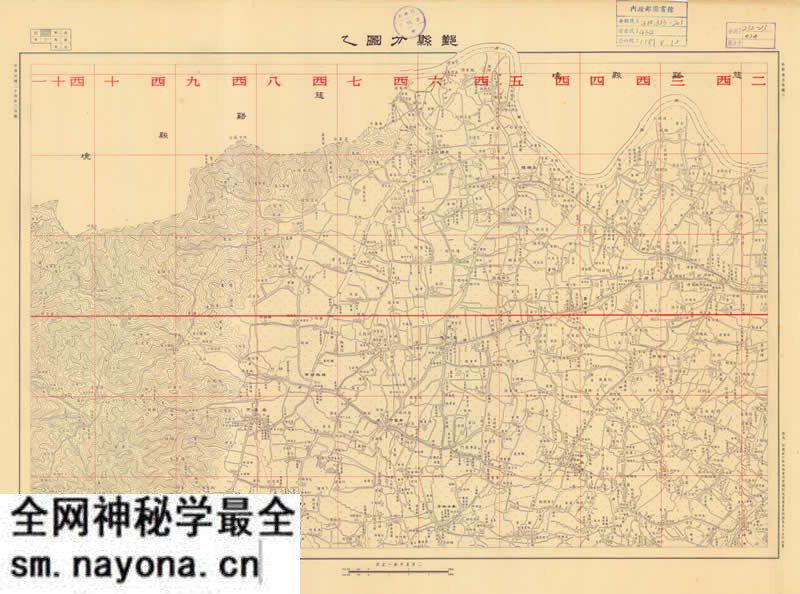 1935年《鄞县分图》25000分1预览图1 1935年《鄞县分图》25000分1预览图1