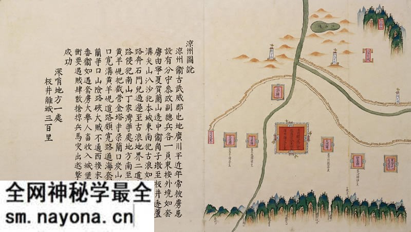 明嘉靖时期《甘肃镇战守图略》预览图3 明嘉靖时期《甘肃镇战守图略》预览图3