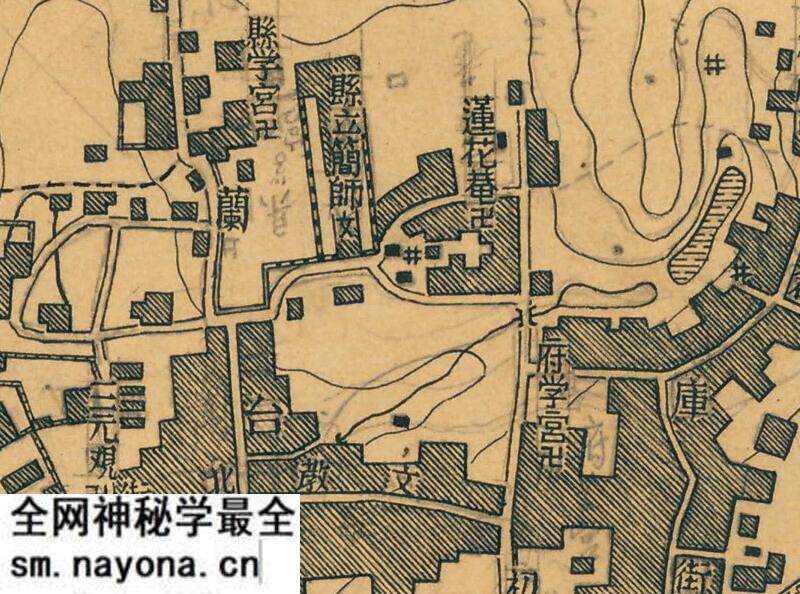 1947年湖北《钟祥县城市图》预览图2 1947年湖北《钟祥县城市图》预览图2