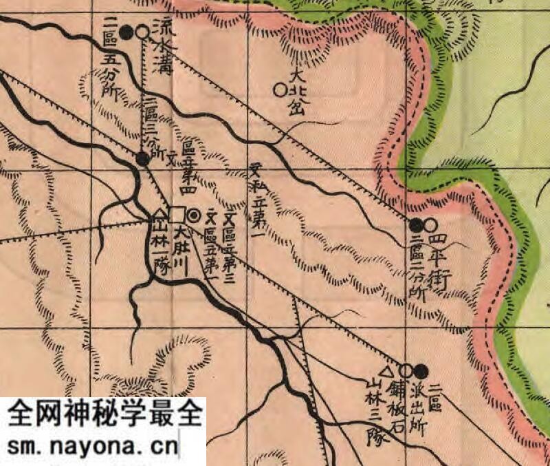 1927年吉林《辉南县全图》预览图3