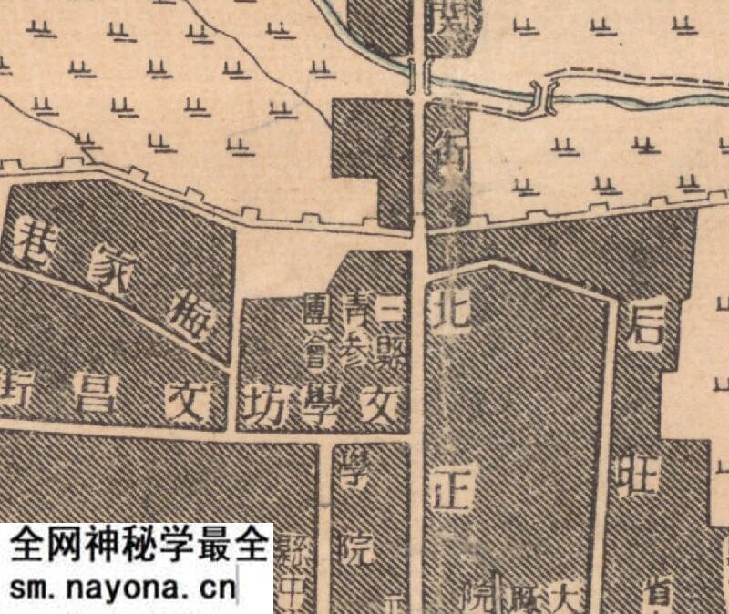 1948年云南《曲靖县城市图》预览图2 1948年云南《曲靖县城市图》预览图2