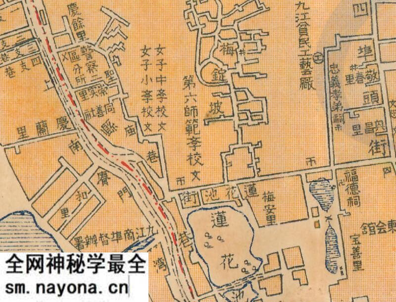 1926年《九江街市全图》预览图1 1926年《九江街市全图》预览图1