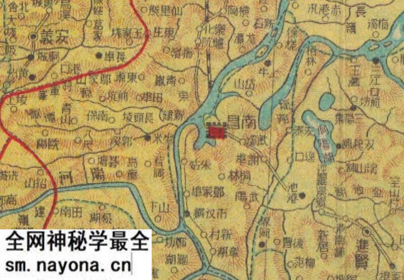 1926年《江西福建明细图》预览图1 1926年《江西福建明细图》预览图1
