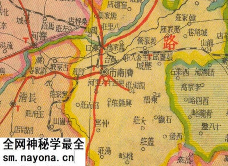 1938年《山东省明细地图》预览图1 1938年《山东省明细地图》预览图1