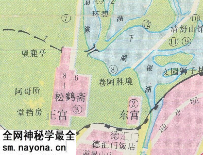 90年代初《承德旅游图》预览图2 90年代初《承德旅游图》预览图2