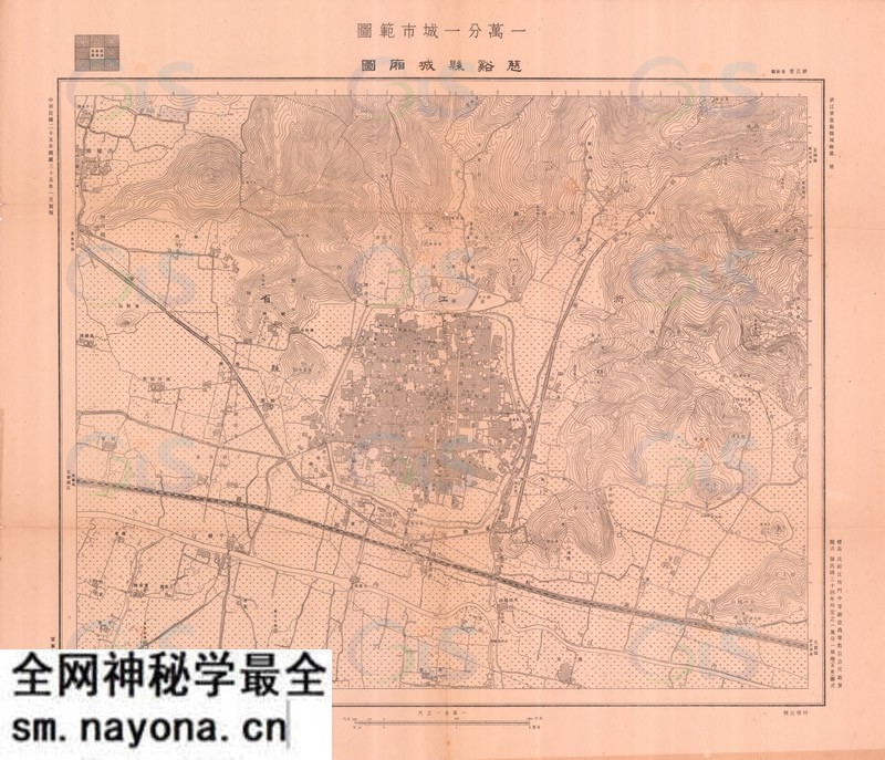 1946年《慈溪县城厢图》预览图 1946年《慈溪县城厢图》预览图