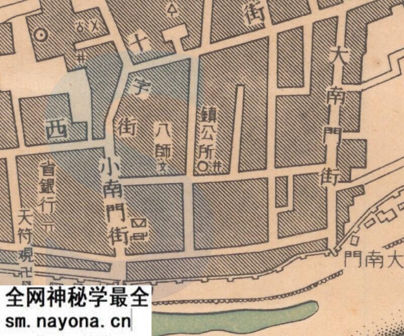 1949年湖北《郧县城市图》预览图2 1949年湖北《郧县城市图》预览图2