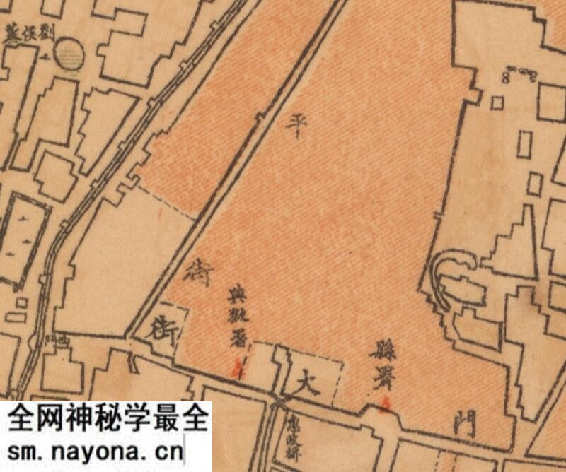 1923年江苏《宿迁县城厢图》预览图2 1923年江苏《宿迁县城厢图》预览图2