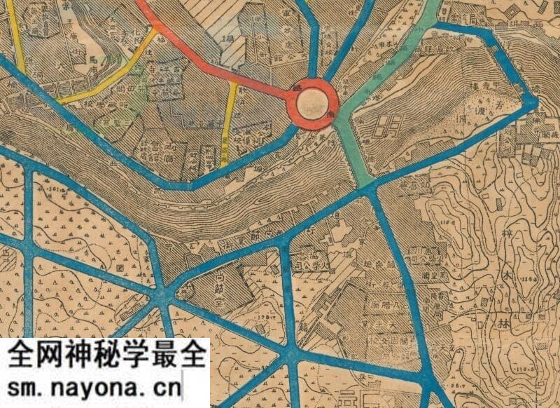 1930年《贵阳市道路系统图》预览图2 1930年《贵阳市道路系统图》预览图2