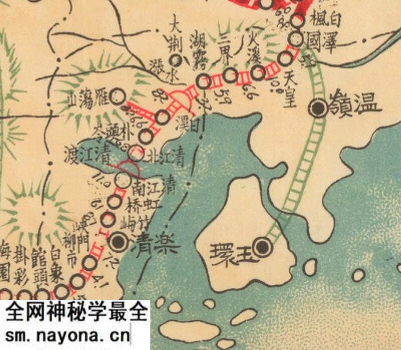 1947年《浙江省公路路线图》预览图3 1947年《浙江省公路路线图》预览图3