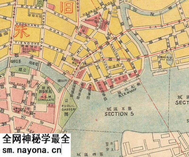 1917年《最近实测上海新地图》预览图1 1917年《最近实测上海新地图》预览图1