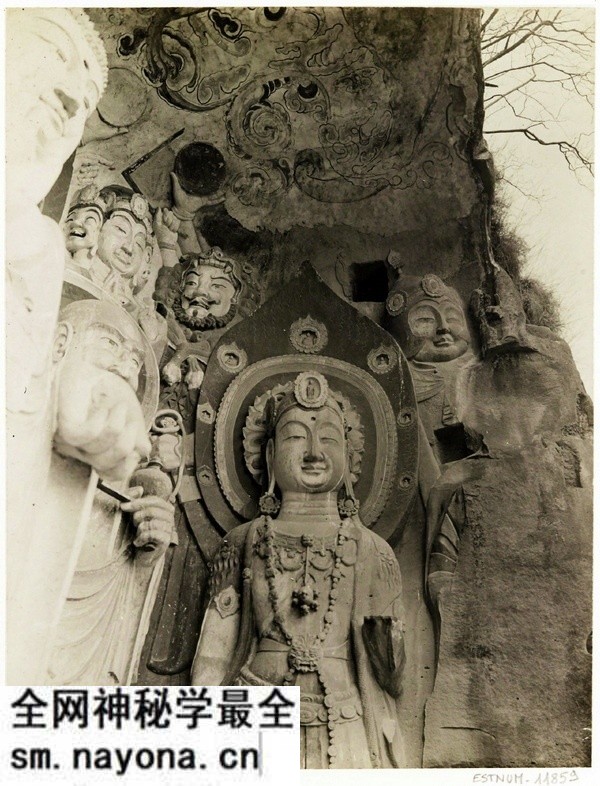 1914年四川广元 千年石窟千佛崖的昔日影像预览图6 1914年四川广元 千年石窟千佛崖的昔日影像预览图6