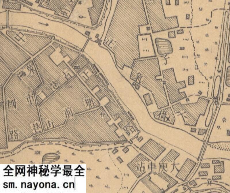 1947年江西《大庾县城厢图》预览图1 1947年江西《大庾县城厢图》预览图1