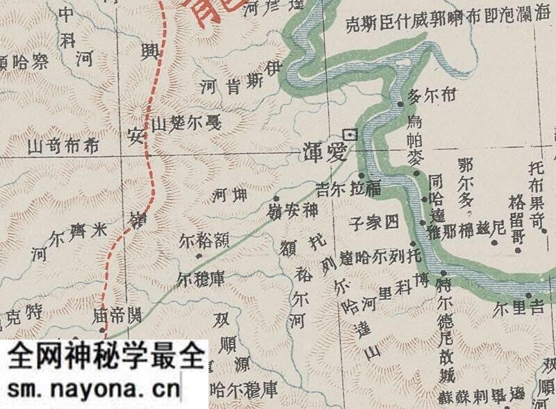 1905年《黑龙江省》地图预览图2 1905年《黑龙江省》地图预览图2
